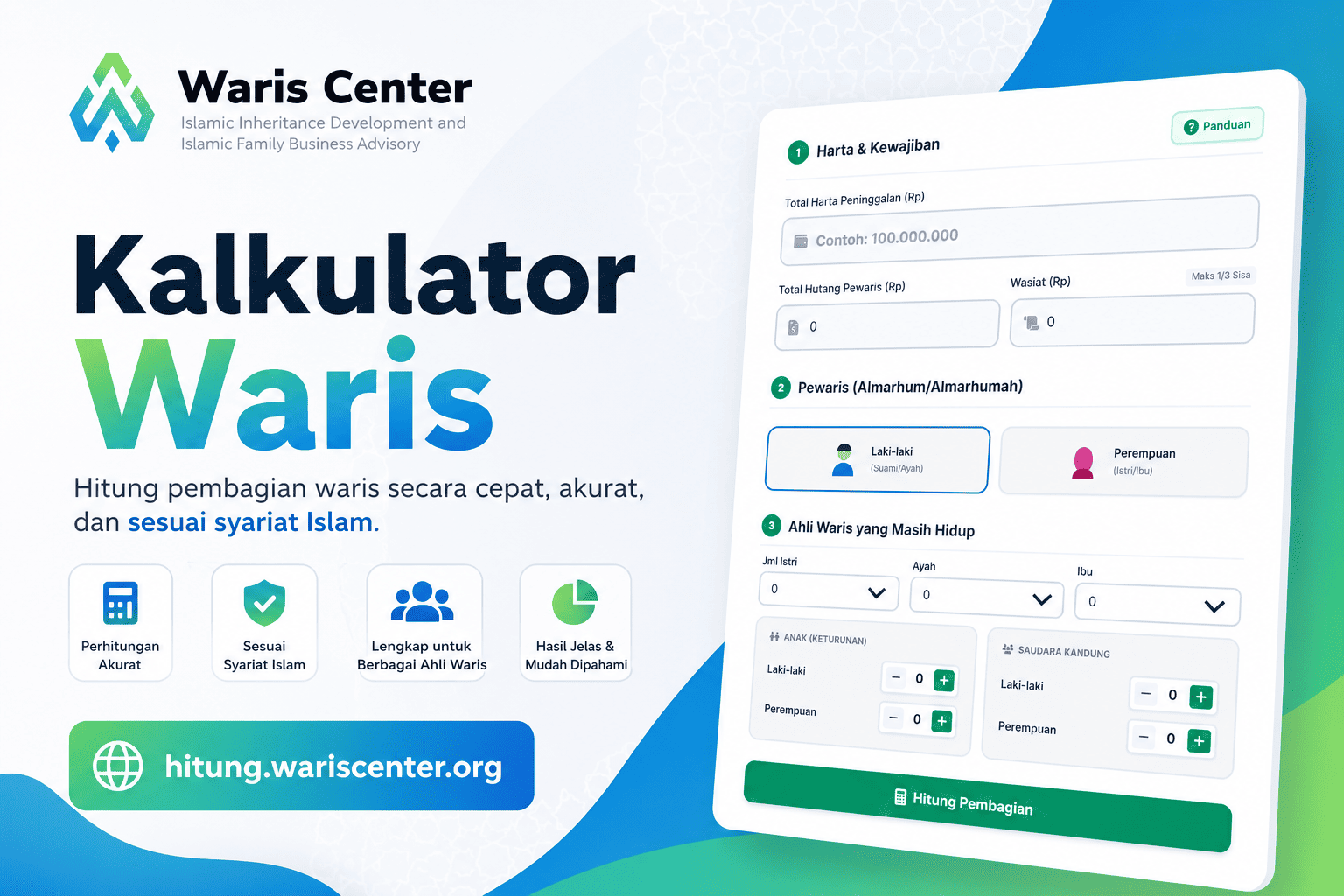Aplikasi Kalkulator Waris Islam