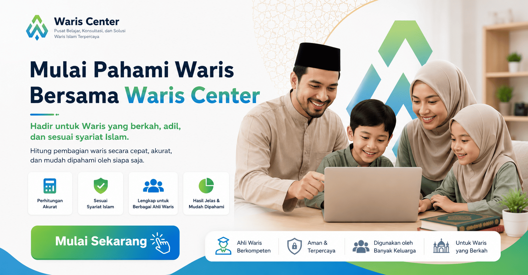 Banner Kalkulator Waris Islam